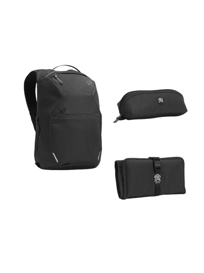 کوله پشتی لپ تاپ اس تی ام مدل Myth 18 مناسب برای لپ تاپ 15.6 اینچی به همراه کیف لوازم جانبی و کیف شارژر